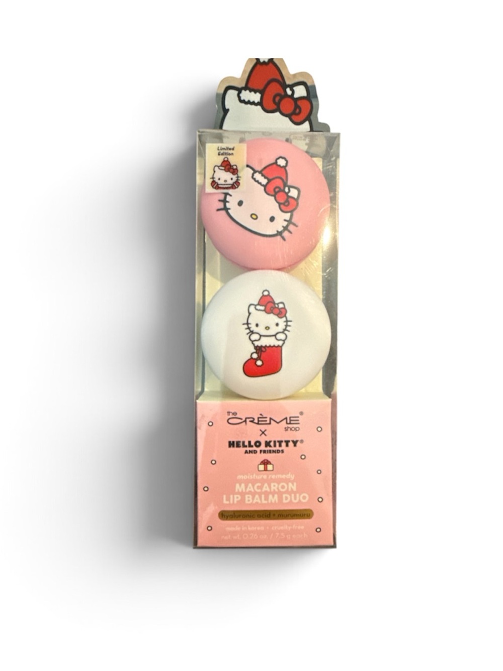 The crème shop Hello Kitty Macaron Lip Balm Set  Duo